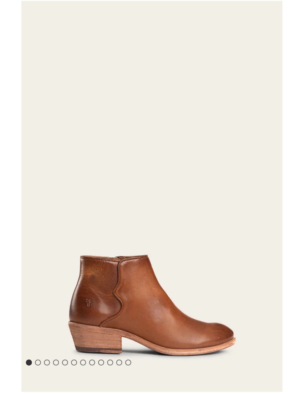 Frye brown Leather Ankle Bootie